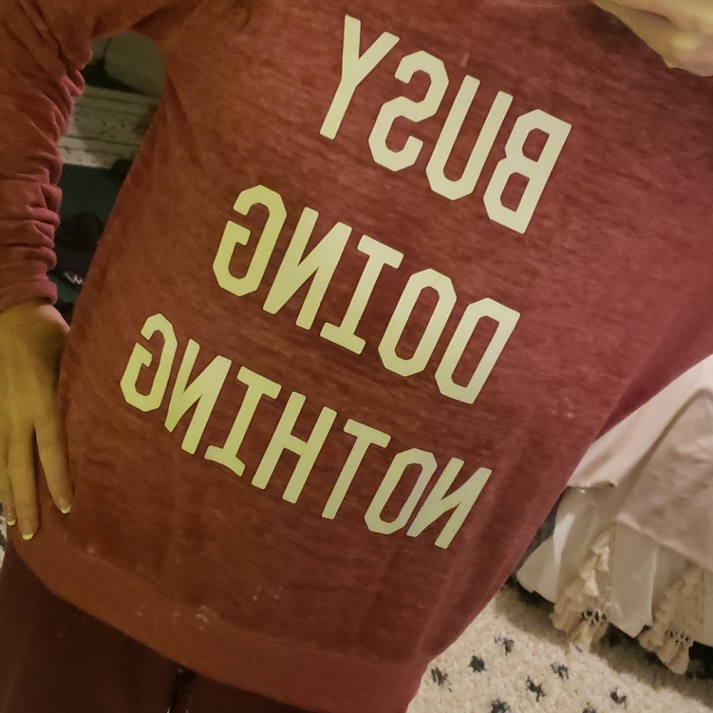 Cold crush Sweatshirt Busy doing Nothing